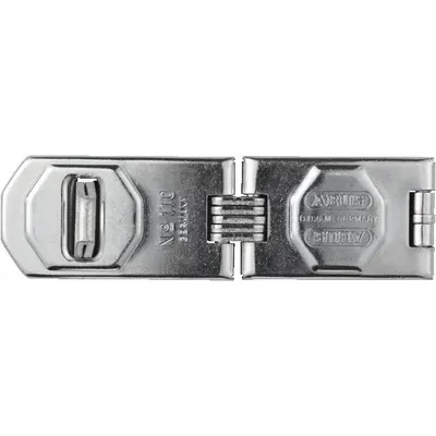 ABUS Conventional Hasp 1191: Steel, 45 mm Ht, 6 1/8 in Lg, 229 mm Wd - Conventional Hasps