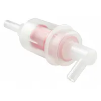 In-line fuel filter with nylon media and 1 7/16 in outside diameter. Designed for Mercedes-Benz trucks to remove contaminants from diesel fuel. Suitable for use in fleet and vehicle maintenance applications