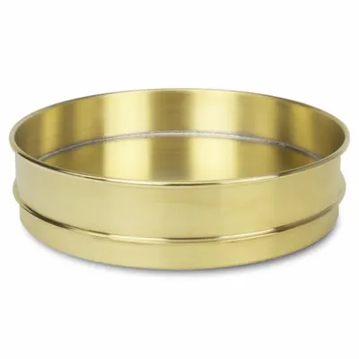 ADVANTECH Sieve Pan: 2 1/2 in Overall Dp, 12 in Overall Dia - Sieve Pans