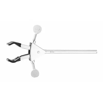 OHAUS Multi Purpose Clamps: Dual Adjust Clamp, Stainless Steel, 9 in Overall Lg - Lab Clamps