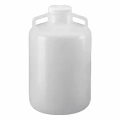 APPROVED VENDOR Round Carboy, 20 L, LDPE, Colorless, 100 mm Screw Cap
