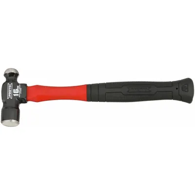 PROTO Hammer: Fiberglass, Steel, 32 oz Head Wt, 1 1/2 in Face Dia, 15 in Overall Lg - Standard Ball-Peen Hammers