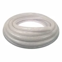 Suction and Discharge Hose: 3 in Hose Inside Dia., 55 psi, Clear/White, 50 ft Hose Lg (MPN SPT300-50)