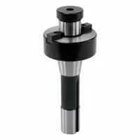 This R8 taper shell mill holder features a 1 in pilot diameter and 1.69 in projection. It includes coolant-through capability for improved chip evacuation and cooling during machining. Designed for use with shell-type milling cutters in industrial milling operations
