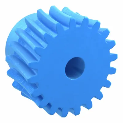 KHK GEARS Worm Wheel: Reduction Ratio 10, Module m 2, Right Hand, 14.5° Pressure Angle - Metric Worm Wheels
