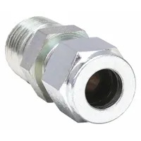 Compression Fitting Adapter: 1/4 in OD x 1/4 in Pipe Size, 7/16-20 Thread Size, Compression x MNPT (MPN 4MSC4N-S)
