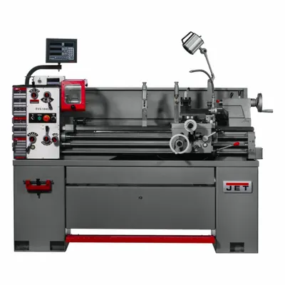 JET EVS-1440 Electronic Variable-Speed Lathe with DRO, 14" x 40", 3 hp, 230V AC - Electronic Variable-Speed Lathes with DRO