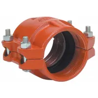 GRUVLOK Clamp Coupling: Clamp, 8 in x 8 in, Ductile Iron, EPDM Seal, 300 psi @ 150° F (MPN 0390060150)