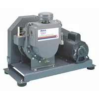WELCH Vacuum Pump: 1 hp, 1 Phase, 115/230V AC, 17.7 cfm Free Air Displacement, 1397B-46