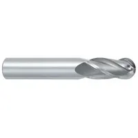 OSG Ball End Mill: Carbide, TiAlN Coated, 4 Flute, 2.5 mm Mill Dia, 8 mm LOC, 39 mm OAL (MPN 404-0984-BN11)
