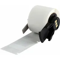 Wraparound Label: 2 7/16 in x 1 in, 1 in, Vinyl, White (Matte), For 16 AWG to 8 AWG Wire Gauge (MPN M6-203-427-RO)