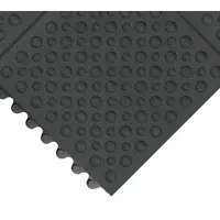 Interlocking Antifatigue Mat Tile: Interlocking Antifatigue Mat Tile, 3 ft x 3 ft, Bubble, Black (MPN 557S0033BL)