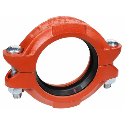 GRUVLOK Grooved Pipe Coupling, 1 in, NBR Seal, 1000 psi, Ductile Iron - Grooved Pipe Couplings