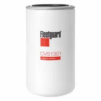 Cellulose media spin-on crankcase ventilation filter for trucks. Overall length 3 21/32 in. Compatible with Dieci vehicles. Used to filter engine blow-by gases in heavy-duty applications
