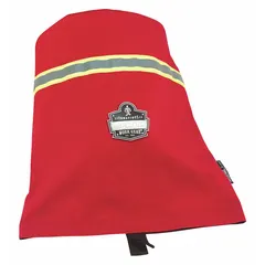 This red nylon storage bag is designed for respirators, providing a protective enclosure to keep equipment clean and accessible. Suitable for use in industrial environments where respiratory protection is required.