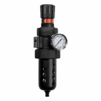 PARKER Filter/Regulator: Series 07E Series, 1/2 in NPT, 90 scfm, 40 micron, 125 psig Max Op Pressure (MPN 07E32A18AC)