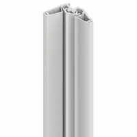 Full surface-mount piano hinge with 83-inch leaf height and 1 5/8-inch leaf width, made of aluminum. Designed for screw-on installation, providing continuous support along the full length of doors, panels, and enclosures in industrial, commercial, and institutional settings