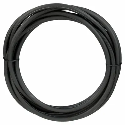 GATES Round Belt: Black, 9/16 in Dia, For 5 13/32 in Min Pulley Dia, 200 in Overall Lg - Endless Reinforced Solid-Core Rough Round Belts