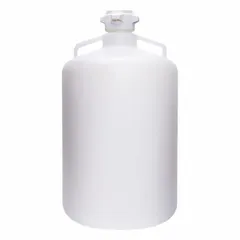 APPROVED VENDOR 50 L Round Carboy, Autoclavable, Screw On Cap, 83 mm Closure, Colorless