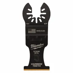 These open-back universal OIS mounted blades are designed for straight cutting of bolts. Each blade has a 3 9/16 in overall length and a 1 3/8 in blade width. Suitable for metal cutting applications in construction, demolition, and maintenance work where bolt removal or trimming is required.