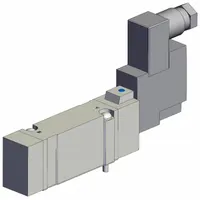 Solenoid Valve: SY7000 Series, Single Solenoid, Five-Way / Two-Position, 5 Ports, 110V AC, Female (MPN SY7140-3DZ)