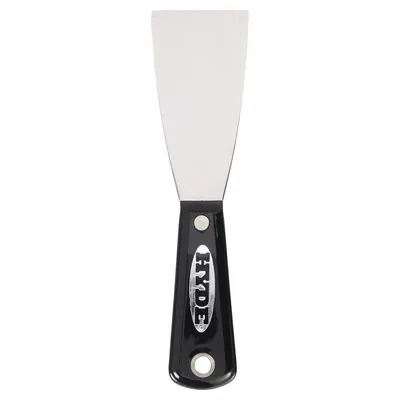 HYDE 01150 Putty Knife, Stainless Steel Blade, Nylon Handle, Straight - Corrosion-Resistant Spreading Tools