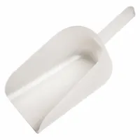 Sampling Scoop: Non-Sterile, Polypropylene, 1.1 L Capacity - mL, 37 1/4 fl oz Capacity - oz, White (MPN F36756-0000)