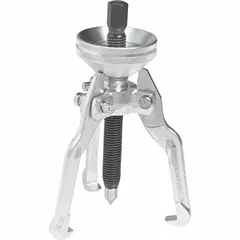 Reversible jaw puller with 5-inch jaw spread, 4-inch jaw reach, and 0.5-inch jaw thickness. 6-ton pulling capacity for removing gears, bearings, pulleys, and other press-fit components in industrial maintenance and repair applications.