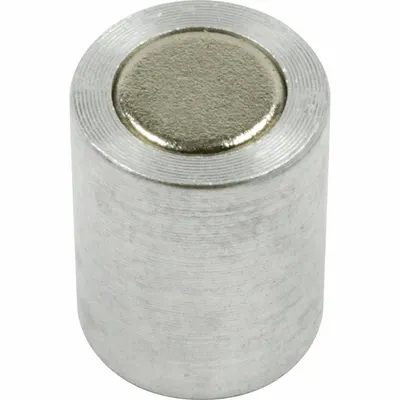 MAG-MATE Alnico Magnet: Encased, 0.5 in Thick, 3/8 in Outside Dia - Cylindrical Alnico Magnets