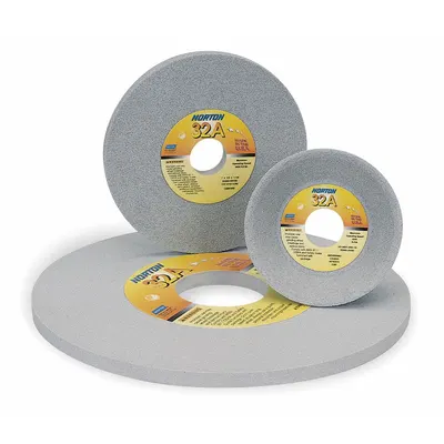 NORTON Straight Grinding Wheel: Type 1, 7" x 1/4" x 1 1/4", 32A80-JVBE, 5 PK - Grinding Wheels for Moderate-to-Heavy Grinding of Tool Steels