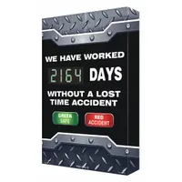 Electronic Scoreboard: Aluminum, Mounting Holes Sign Mounting, 28 in x 20 in Nominal Sign Size (MPN SCK104)