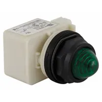 SCHNEIDER ELECTRIC Pilot Light: 30 mm Panel Mounting Size, Green, LED, 9001SK Series (MPN 9001SKP38LGG9)