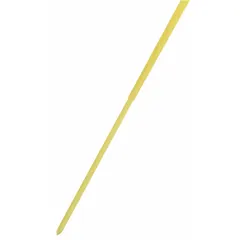 Yellow polypropylene inoculating needle with an overall height of 8 45/64 in. Designed for transferring microbial cultures in laboratory inoculation procedures using dishes and tubes. The polypropylene construction provides chemical resistance.