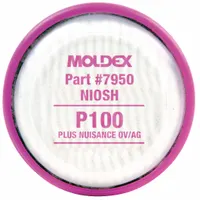 Filter: Nuisance Acid Gas/Nuisance Organic Vapor/P100, Magenta Color, Bayonet, 2 PK (MPN 7950)