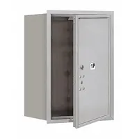 Mailbox: 4C, 1 Doors, Horizontal, 23 7/8 in H x 17 in W x 16 1/2 in D, Recessed Mounting, Lockable (MPN 3706S-1PAFU)