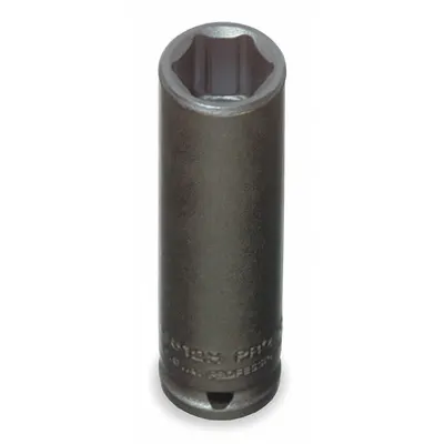 PROTO Impact Socket: 1/4 in Drive Size, Metric, 10 mm Socket Size, 6-Point, Deep - 1/4" Drive Impact Sockets