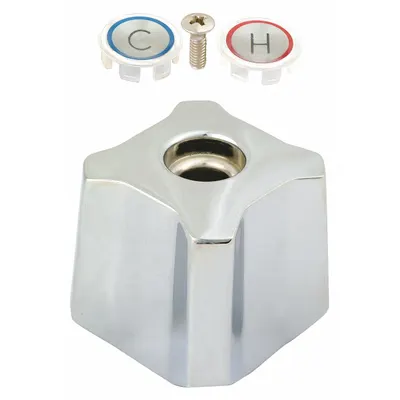 OEM Four Blade Shower Handle: Compatible Product - Replacement Handles for Bathtubs & Showers