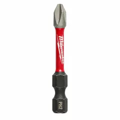 This 25-pack of #2 Phillips impact bits features a standard hex shank for secure retention in impact drivers. The alloy steel construction provides strength for high-torque fastening applications. Suitable for driving screws in construction, framing, and general assembly tasks.