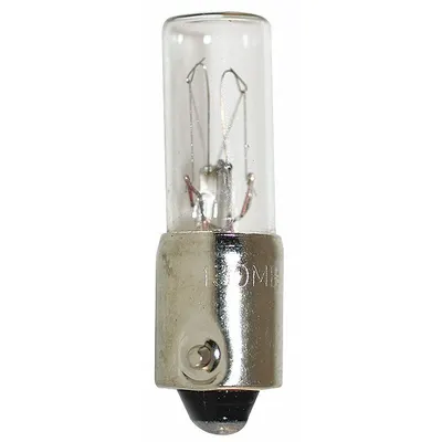 OEM APPROVED VENDOR 130V AC T2 Tubular BA9s Miniature Bayonet Base Lamp - BA9s Single-Contact Miniature Bayonet Base Lamps