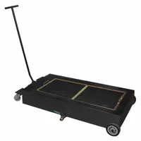 Truck Drain: Steel, 18 gal Capacity, 7 1/2 in Overall Ht, 49 in Overall Lg, 26 in Overall Wd, Black (MPN 45CT55)