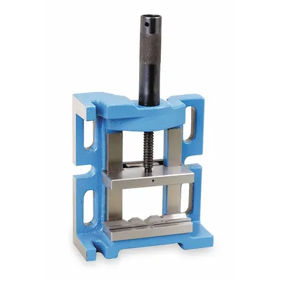 Dayton Machine Vise: 4 in Jaw Face Wd, 3 1/2 in Max Jaw Opening, 1 3/16 in Throat Dp - 3-Way Drill Press Vises