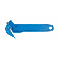 PACIFIC HANDY CUTTER, INC Hook Style Film Cutter: 6 1/2 in Overall Lg, Straight Handle, Plain, Blue (MPN DFC364MD)