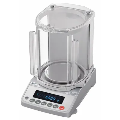 A&D WEIGHING Compact Bench Scale: 122 g Capacity, 0.001 g Readability, 0.001 g Repeatability - Precision Lab Balances