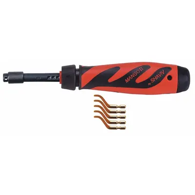 SHAVIV Deburring Tool Set: B11P Blade - Adjustable-Length Hand Deburring Tools