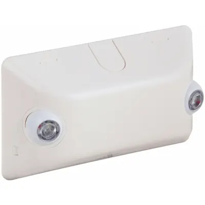 DUAL-LITE Emergency Light: LED, Damp Location Rated, 4 W Lamp Watt, 120/277V AC, 4 W Emergency Watt - Plastic Emergency Lights