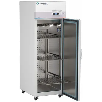 COREPOINT SCIENTIFIC Temperature Test Chamber Solid Door: 23 cu ft Capacity - Dynamic Climate Chambers