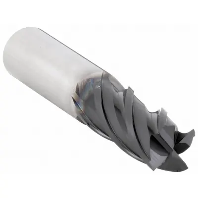 OSG Square End Mill: Carbide, TiAlN Coated, 4 Flute, 1" Mill Dia, 1-1/2" LOC - Fast-Cutting Carbide Square End Mills for Stainless Steel & Super Alloys