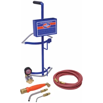 UNIWELD Air/Acetylene Kit: Swirl Flame, CGA-520, External Lighter, Twister Series - Swirl Flame Torch Kits for "B" Cylinders