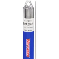 Magnesium filler rod for TIG welding applications. Provides as-welded tensile strength of 25 ksi, yield strength of 14 ksi, and Brinell hardness of 65 BHN. Suitable for repair and fabrication of magnesium components