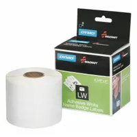 This thermal transfer precut label roll cartridge combines label and ribbon in one unit for efficient printing. Compatible with LabelWriter 4XL printers, it produces crisp labels for industrial, warehouse, and logistics labeling tasks